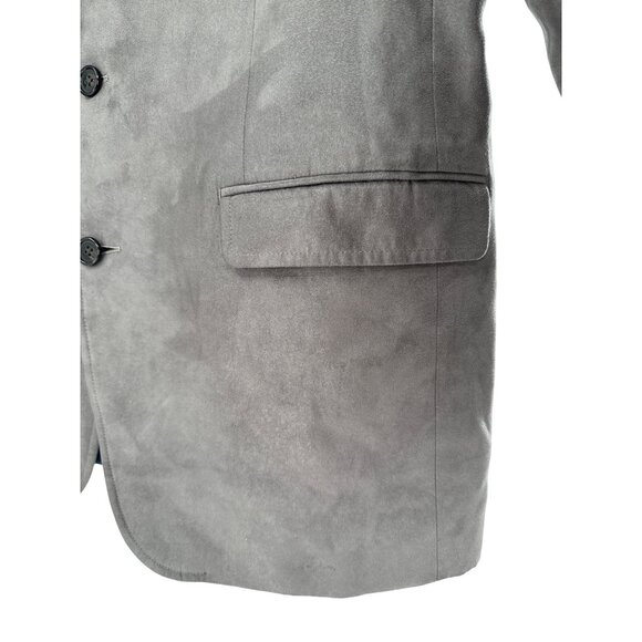 Lauren Ralph Lauren Gray Blazer Sport Coat Two Button Jacket Lining Menswear - Picture 4 of 8